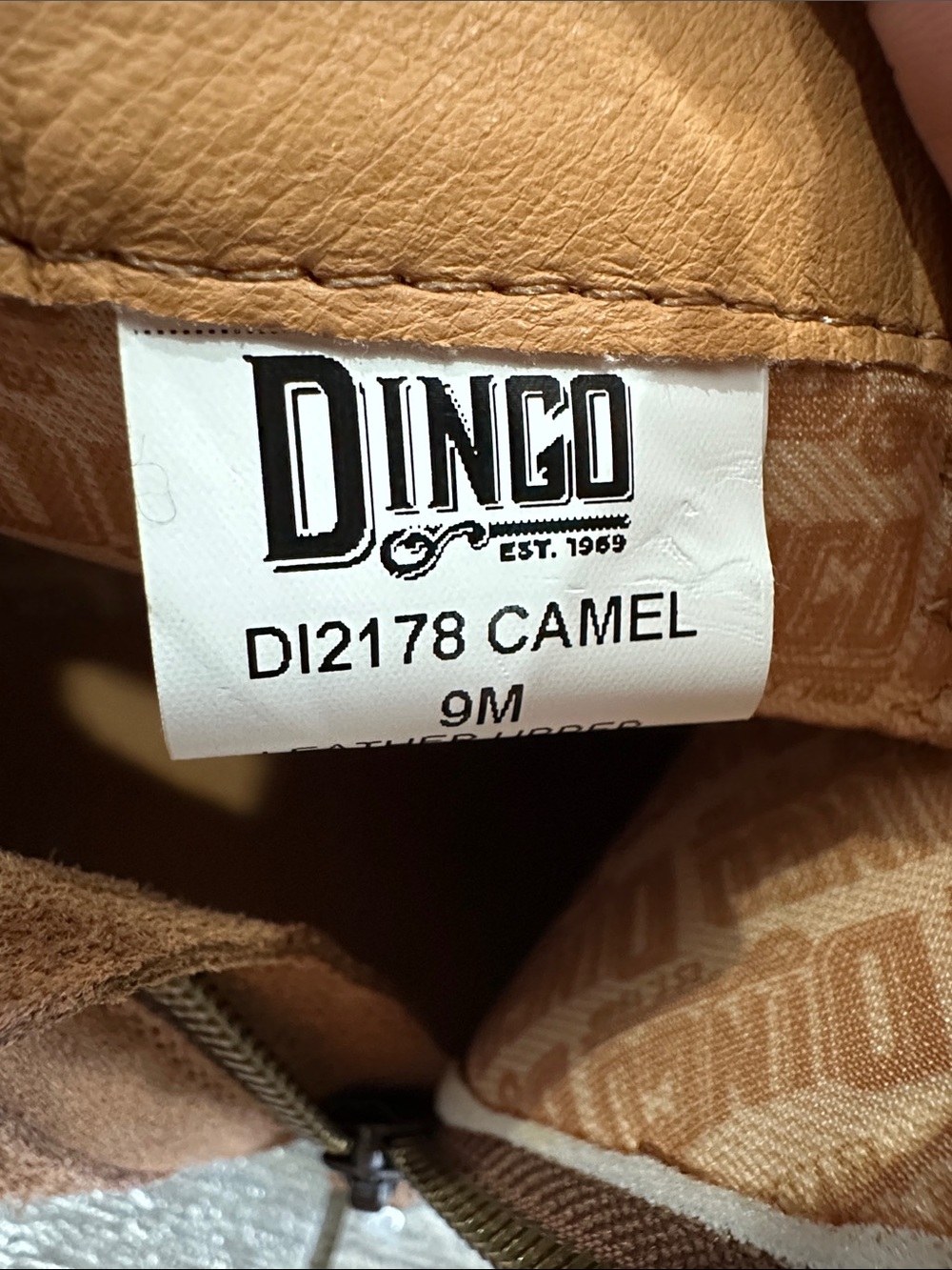 Dingo Little Star Cut Out Snip Toe Zippered Cowboy Booties New! - Picture 11 of 12